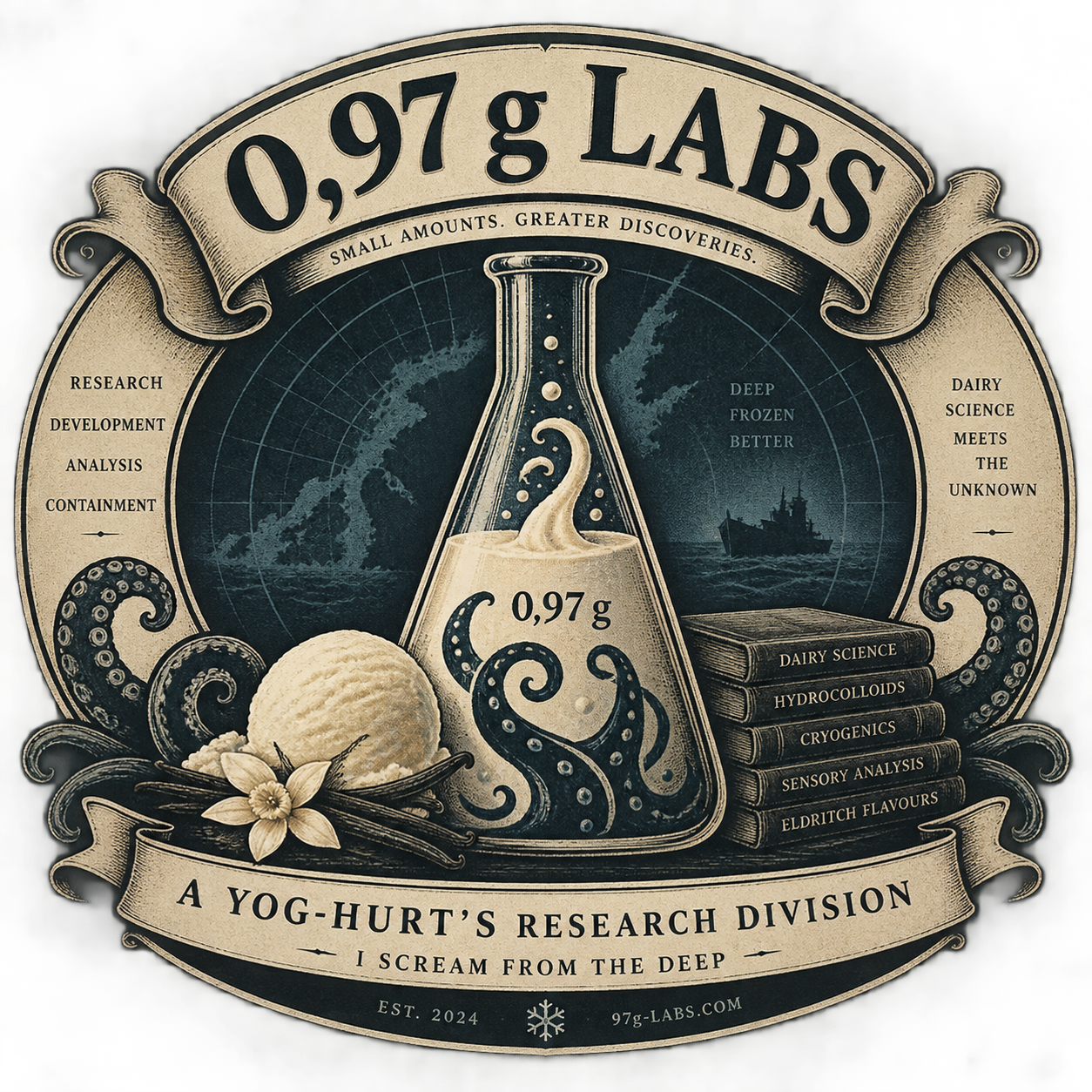0,97 g LABS engraved laboratory emblem